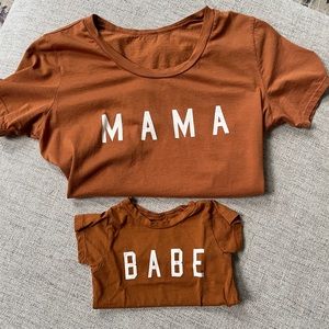 Ford and Wyatt mommy and me shirts